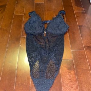 open back lace bodysuit
